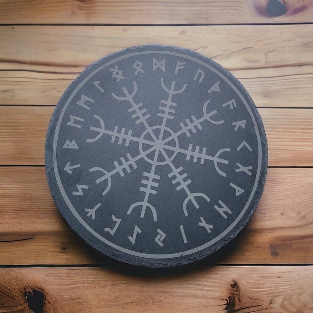 Aegishjalmur Helm of Awe Slate Altar Piece