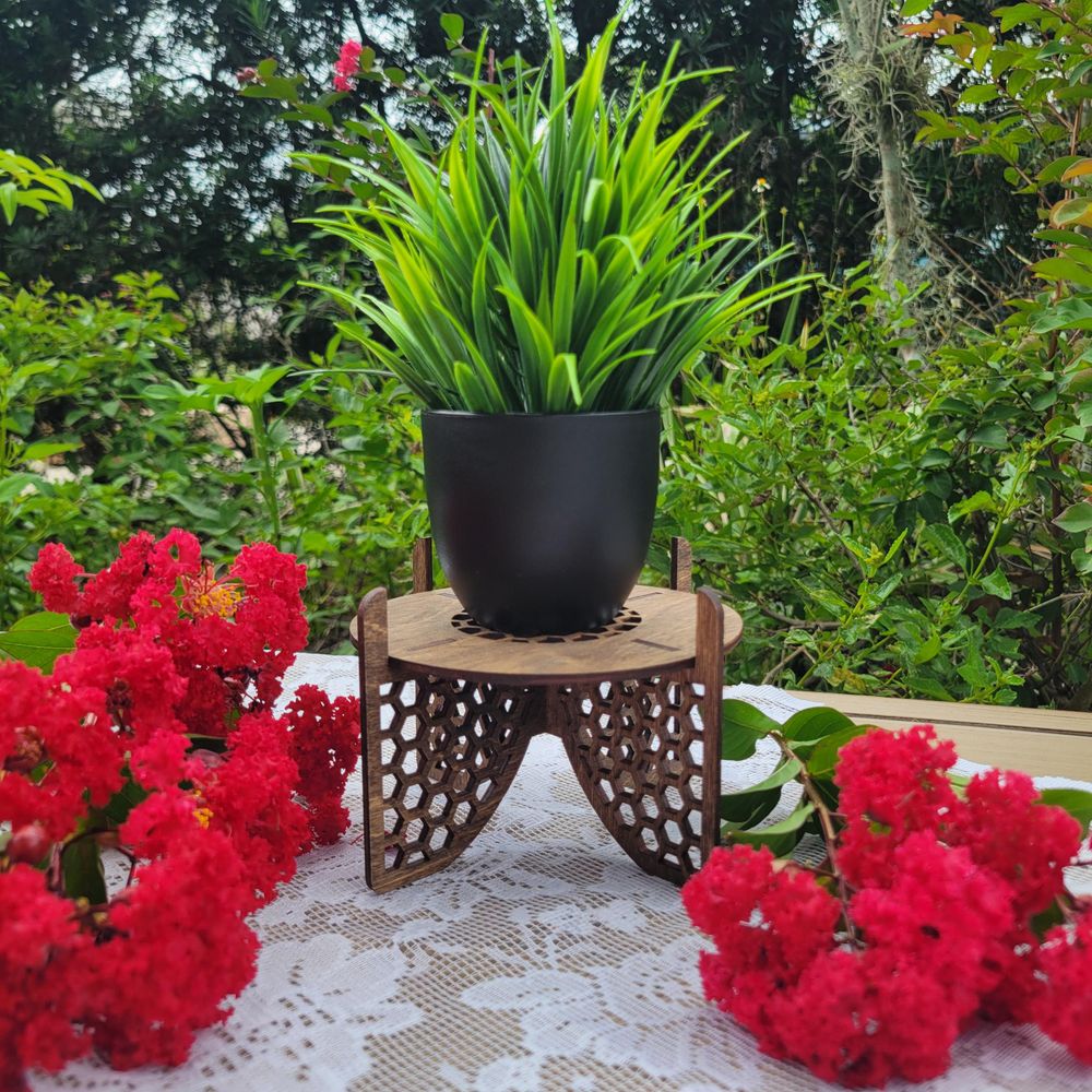 Honeycomb Plant Stand